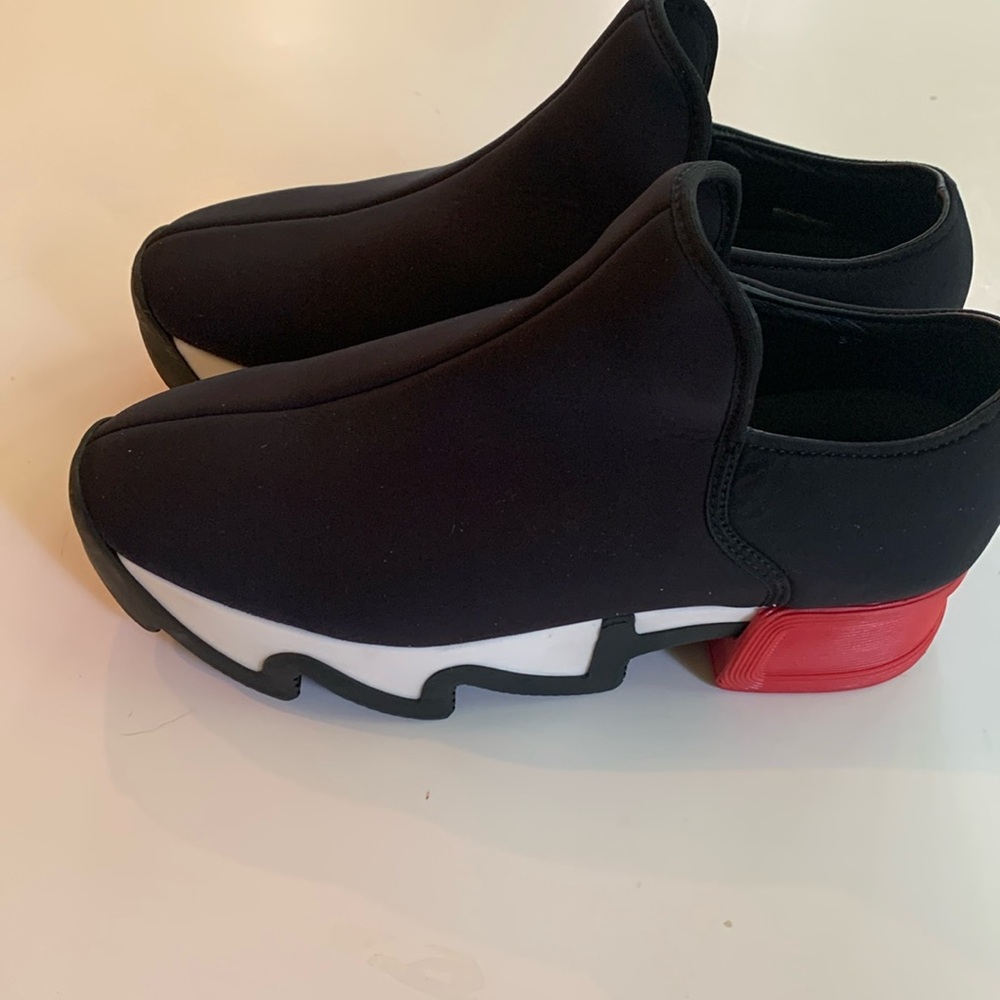 IRI Red and White and Black shoes!